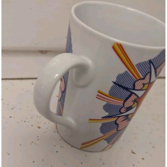 ROY LICHTENSTEIN EXPLOSION MUG FROM MUSEUM OF MODERN ART 12 OZ 4.5” MOMA 2015 - Picture 4 of 5